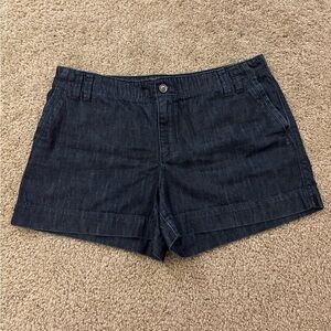 LOFT Dark Blue Jean Shorts